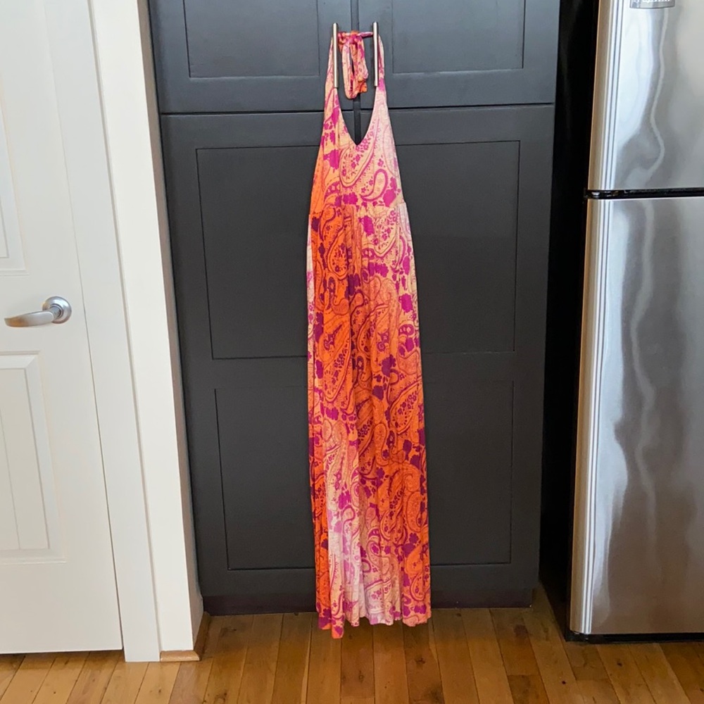 Tommy Bahama halter maxi dress